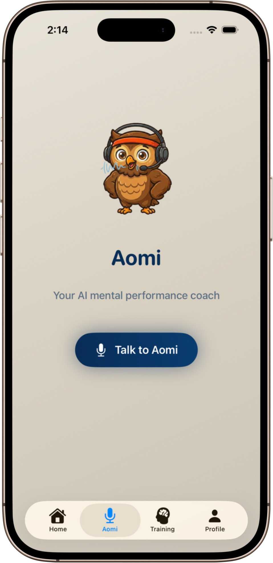 AI Coach session